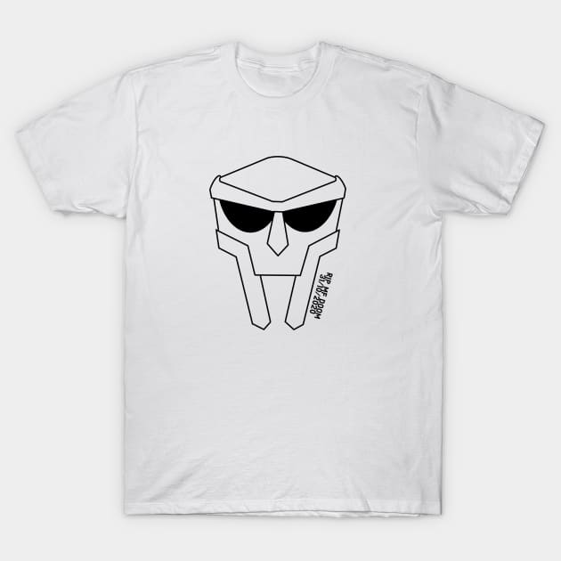 Mf Doom mask T-Shirt by CreationsByAme